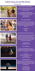 Infographics of 5 Best Dallas Dating Ideas - Free Dating Blog