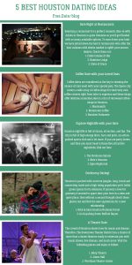 Infographics of 5 Best Houston Dating Ideas - Free Dating Blog