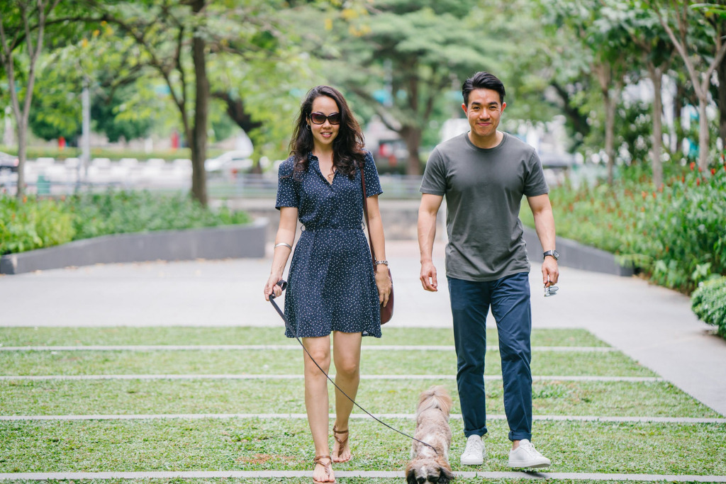 A Couple going for a walk on a Casual Date in Oakland