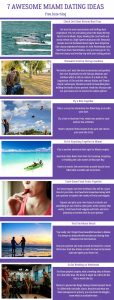 Infographics of 7 Awesome Miami Dating Ideas - Free Dating Blog